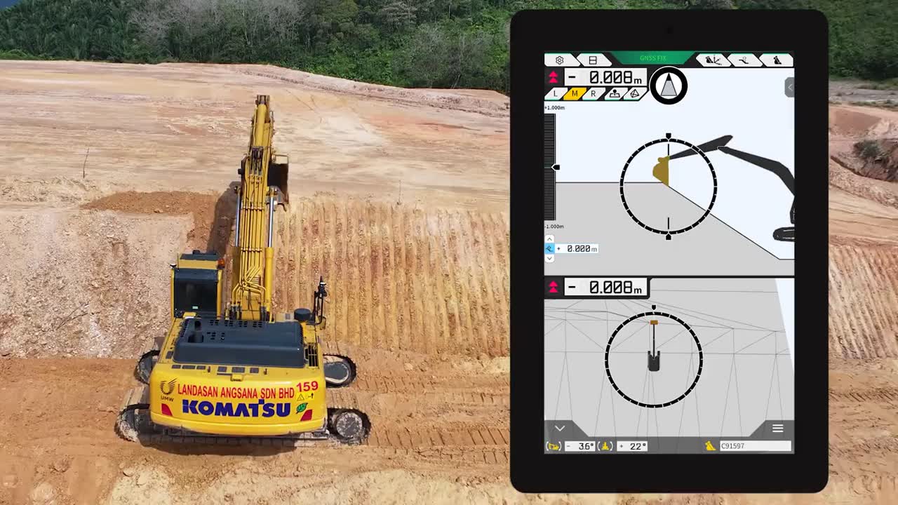 Smart Construction 3D Machine Guidance - payload